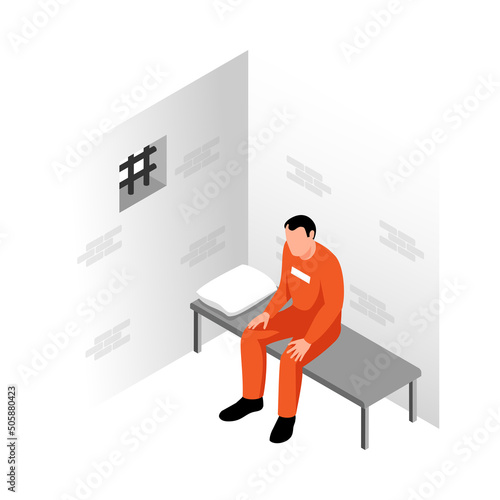 Sitting In Prison Composition