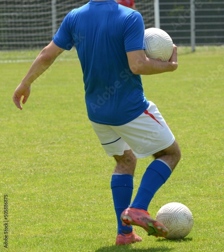 le joueur de football à l'entrainement  © ALAIN VERMEULEN