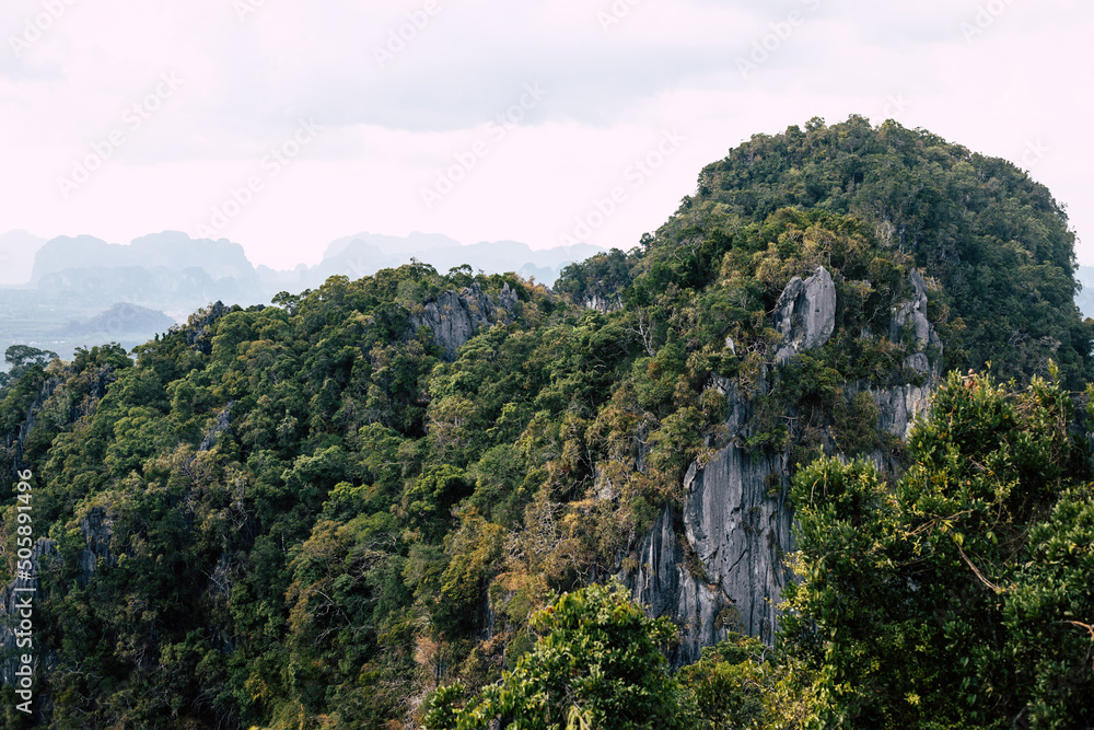 Mountain in Krabbi Thailand. – Stock footage