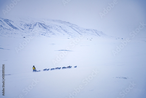 Spitsbergen during winter time, Svalbard
