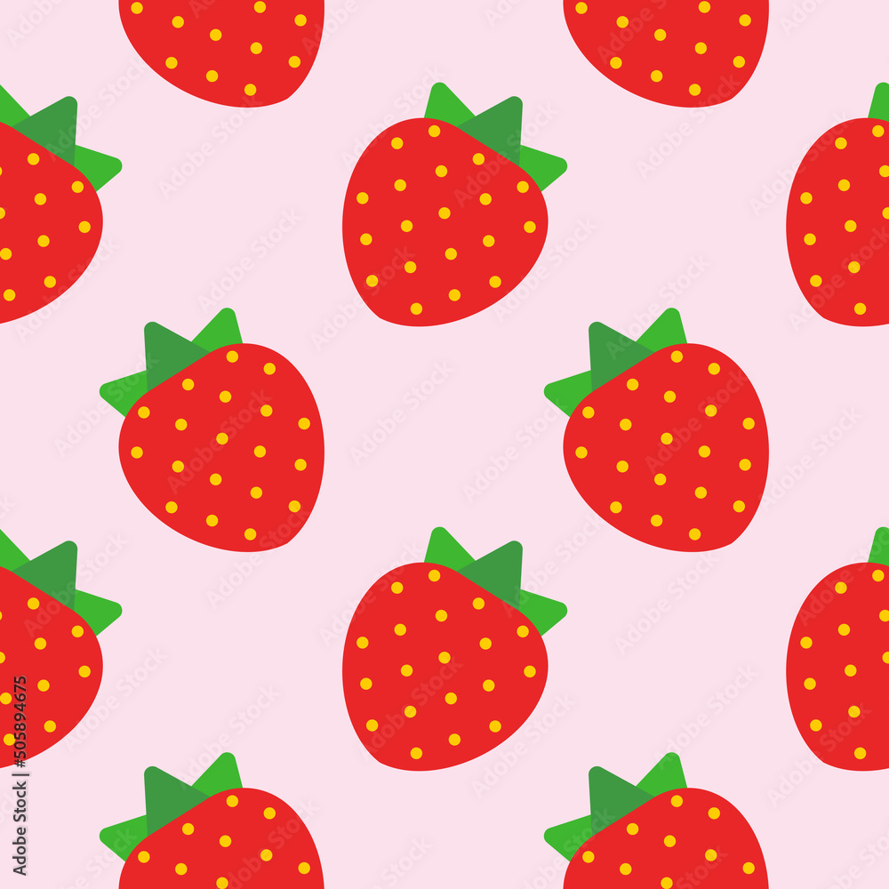 strawberry seamless pattern vector illustration strawberry seamless pattern vector illustration