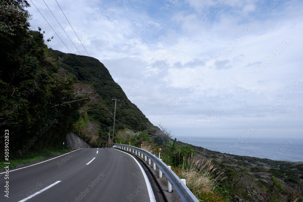 伊豆大島の道 伊豆大島の道