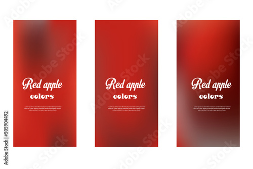 Minimal covers design. Colorful halftone gradients.background modern template design for web,mobile,greeting cards,brochure,poster,banner,printing,screen and digital printing .based on red apple color