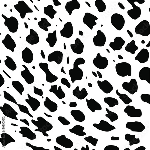 Cheetah, Leopard or Jaguar (Big Cat Family) Motifs Pattern. Animal Print-Series. Vector Illustration 