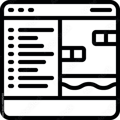 Level Coding Icon