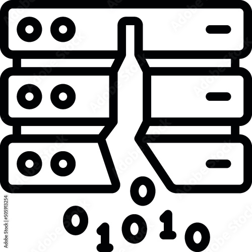 Data Leak Icon