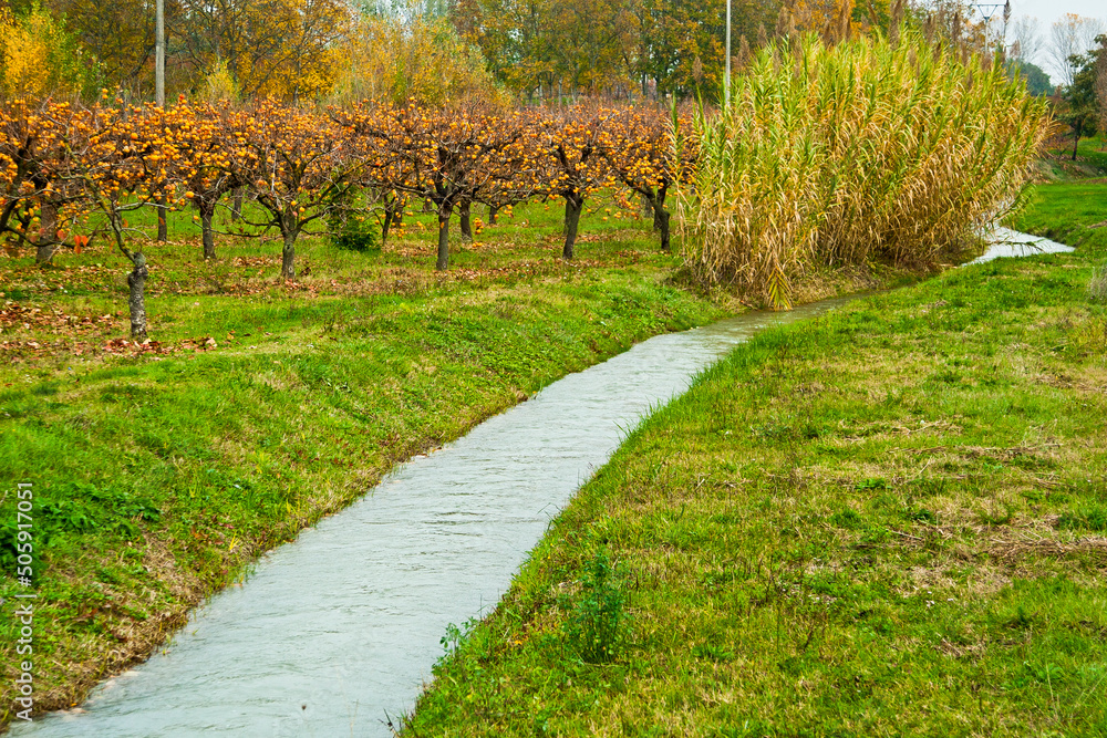 Panorami autunnali in Italia. Colline dell'Emilia Romagna