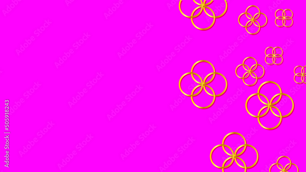 abstract gold flowers on pink abstract gold flowers on pink