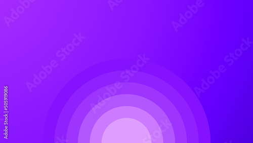 purple gradient backdrop with concentric circles