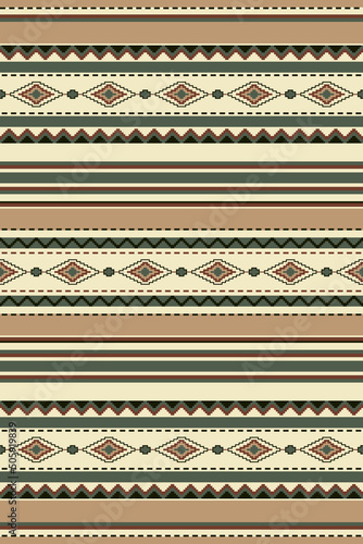Ethnic seamless pattern. Southwestern design. Mexican woven rug. Background for Cinco de Mayo party decor. Serape.
