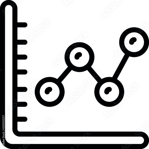 Data Line Chart Icon photo