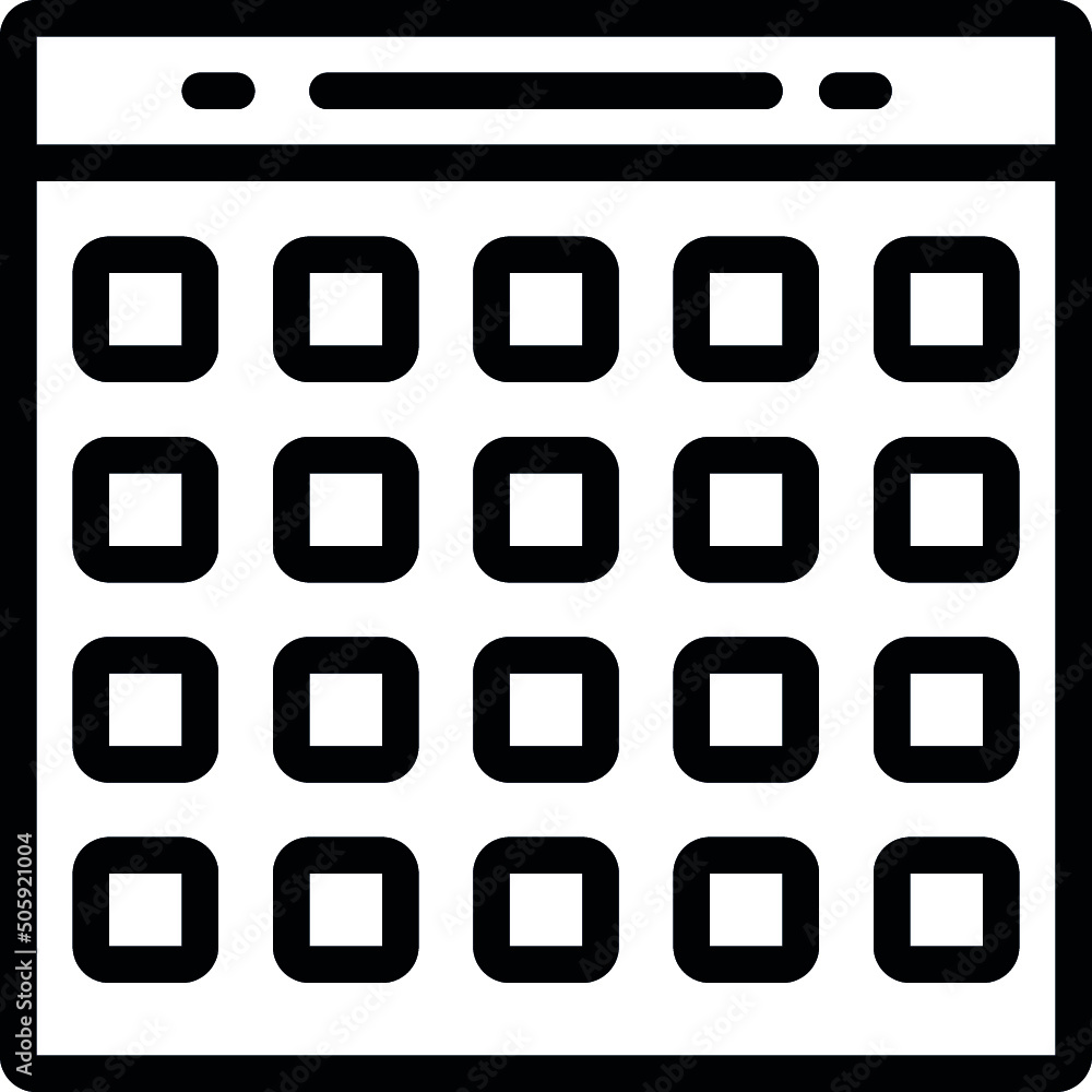 Calendar Icon Calendar Icon
