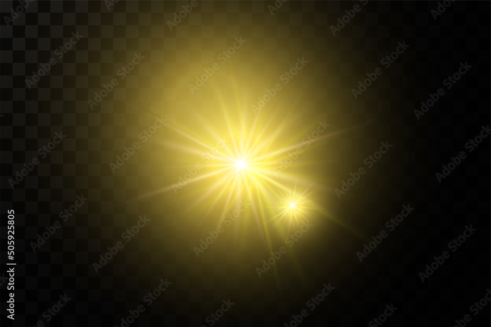 Sun isolated on transparent background. Vector illustration. Sun isolated on transparent background. Vector illustration.