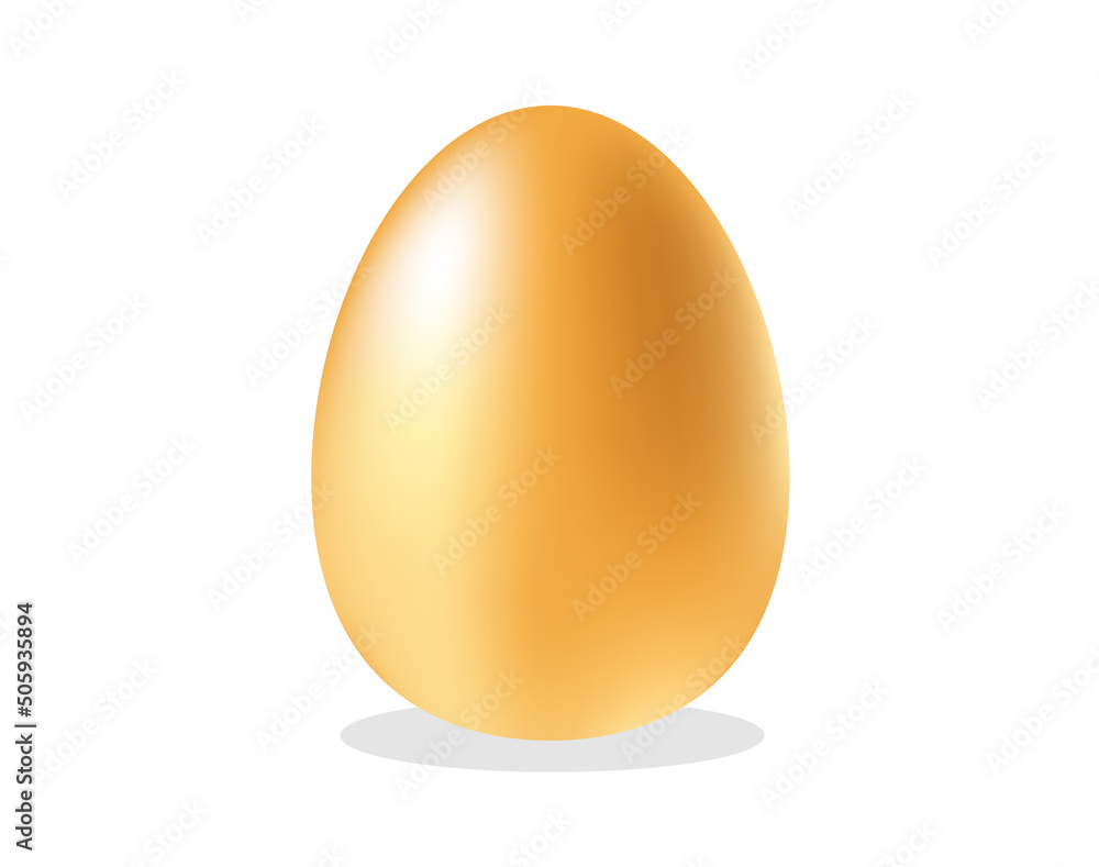 Realistic egg illustration isolated on white background Realistic egg illustration isolated on white background