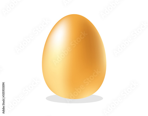 Realistic egg illustration isolated on white background