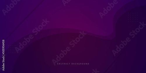 Simple abstract dark purple geometric background. Liquid color background design. wavy shapes composition. Eps10 vector