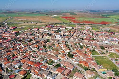 Aerial view of Rueda, Valladolid