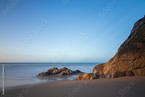 beach in the morning