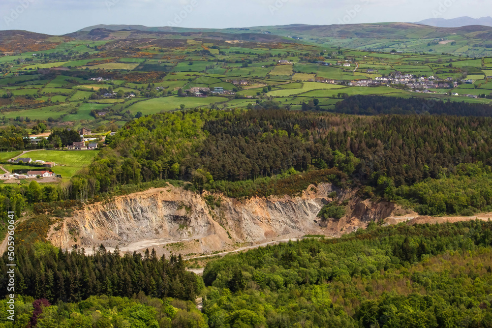 Big Wood / Clady Quarries And Narrow Water Forest Taken From Flagstaff Viewpoint