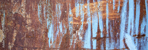 Rusty metal texture, vintage steel plate