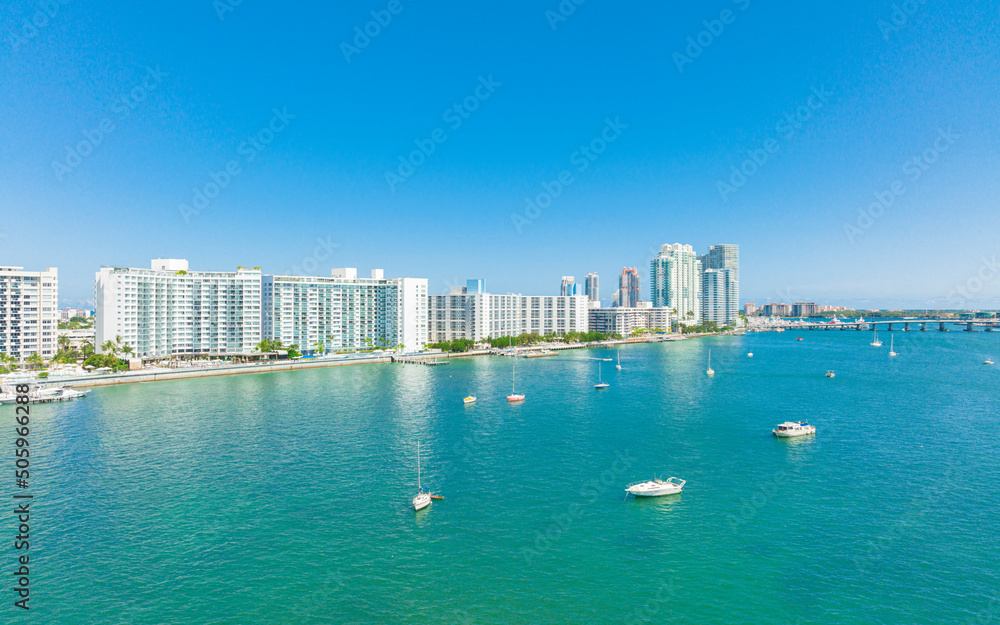Naklejka premium Miami Beach
