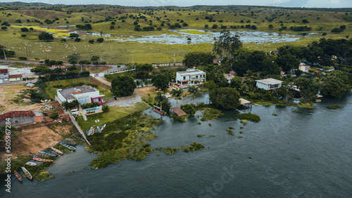 Rio S  o Francisco Fluvial Alagoas Sergipe Nordeste Barco Canoa Pesca Casa Beira Cheia Enchente Natureza   rvores Verde Paisagem Viagem Viajar