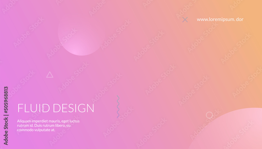 Dynamic Design. 3d Modern Banner. Geometric Layout. Abstract Shapes. Trendy Frame. Blue Memphis Cover. Cool Landing Page. Horizontal Presentation. Magenta Dynamic Design