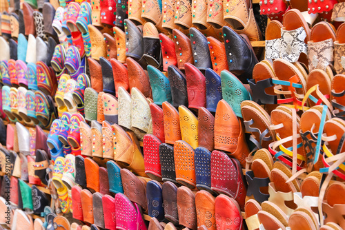 Traditional Slippers in Fez, Morocco