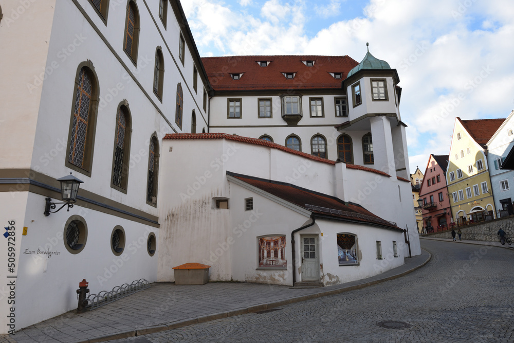 benediktiner kloster in füssen, bayern, deutschland
