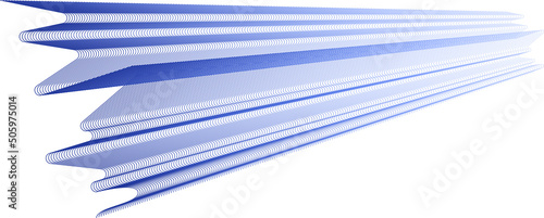 Abstract waves graphic line sonic or sound wave vector image