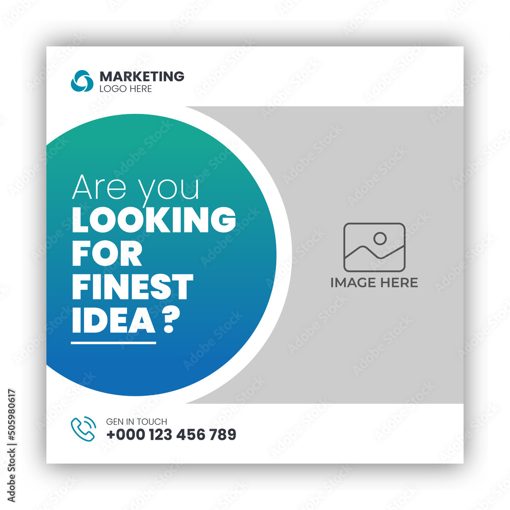 Digital marketing social media post cover web banner template Digital marketing social media post cover web banner template
