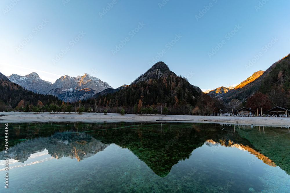 Lake Jasna in the morning