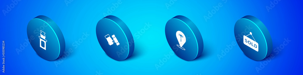 Set Isometric Auction ancient vase, hammer, sold and icon. Vector Set Isometric Auction ancient vase, hammer, sold and icon. Vector