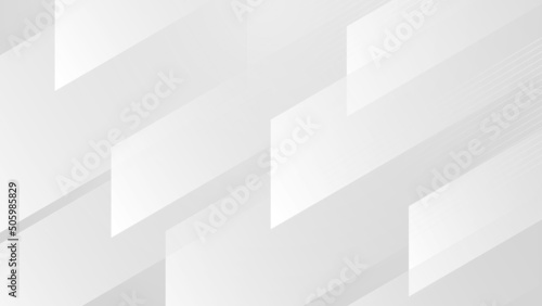 Abstract geometric white and gray color elegant background. vector illustration