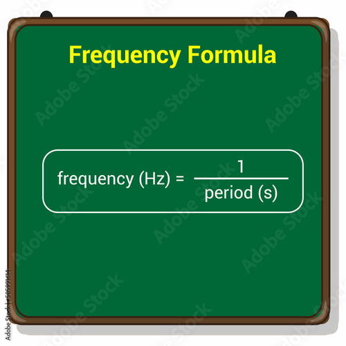 frequency equation in physics. Period and frequency
