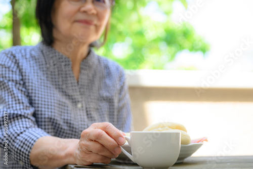 Elderly people on trips and in cafes
