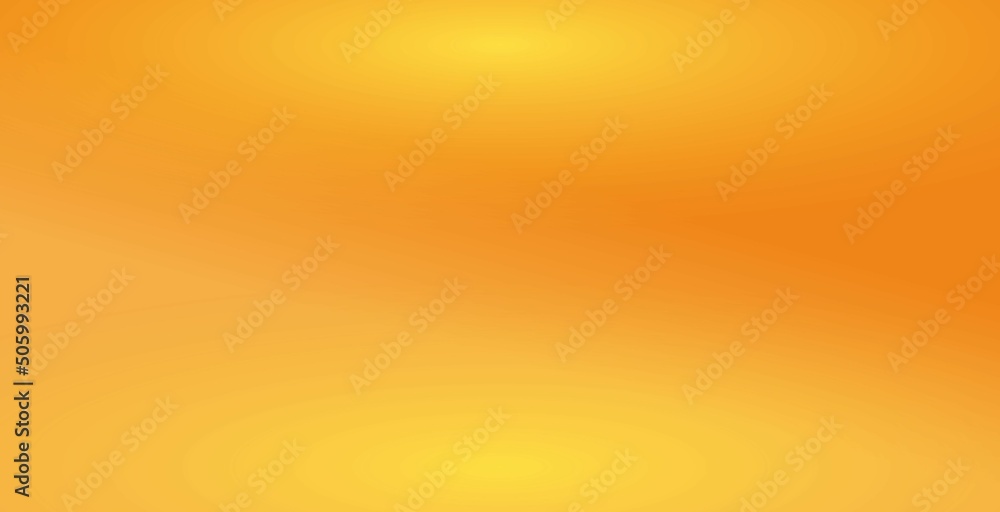Soft blur background for abstract modern website graphic on yellow and orange smooth gradient background.