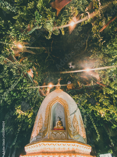 Wat Huai Kaeo or Wat Huay Kaew pagoda temple in Lopburi,Thailand photo