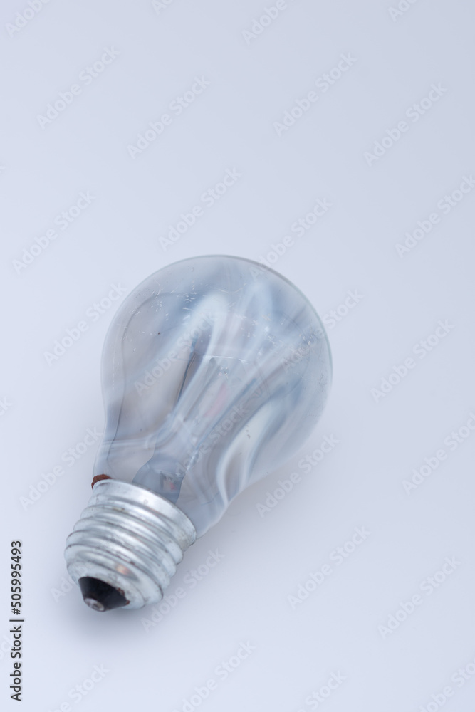 old light bulb with broken tungsten wolfram filament old light bulb with broken tungsten wolfram filament