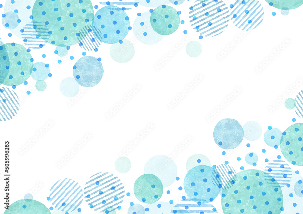 Φωτογραφία 梅雨イメージのかわいい水彩背景