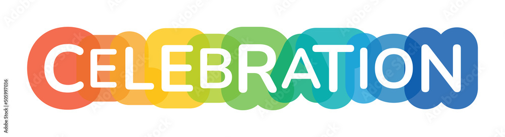 Celebration poster banner in colorful design. Celebration poster banner in colorful design.