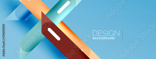 Background overlapping lines. Dynamic lines abstract wallpaper. Straight lines composition vector illustration for wallpaper banner background or landing page