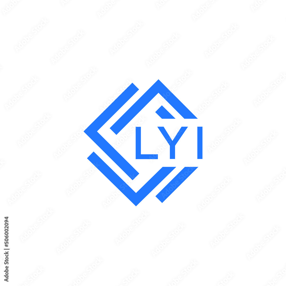 LYI technology letter logo design on white background. LYI creative initials technology letter logo concept. LYI technology letter design. LYI technology letter logo design on white background. LYI creative initials technology letter logo concept. LYI technology letter design.