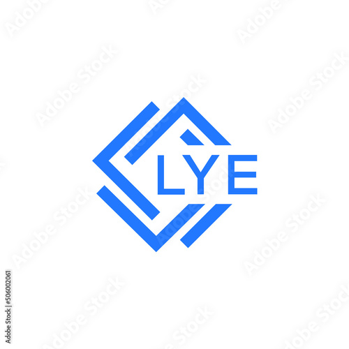 LYE technology letter logo design on white  background. LYE creative initials technology letter logo concept. LYE technology letter design.