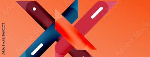 Background overlapping lines. Dynamic lines abstract wallpaper. Straight lines composition vector illustration for wallpaper banner background or landing page
