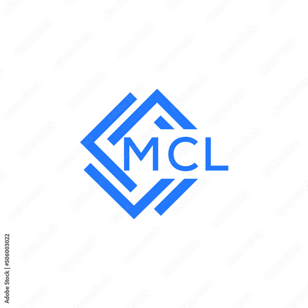 MCL technology letter logo design on white background. MCL creative initials technology letter logo concept. MCL technology letter design.
