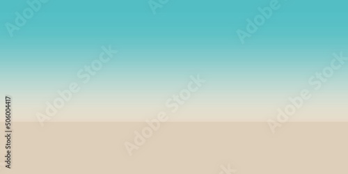 Pastel Blue and yellow Color Gradient Background,Simple Gradient Vector form blend of color spaces as Vintage　background graphic. Blue Horizon line gradation background. Vector illustration.