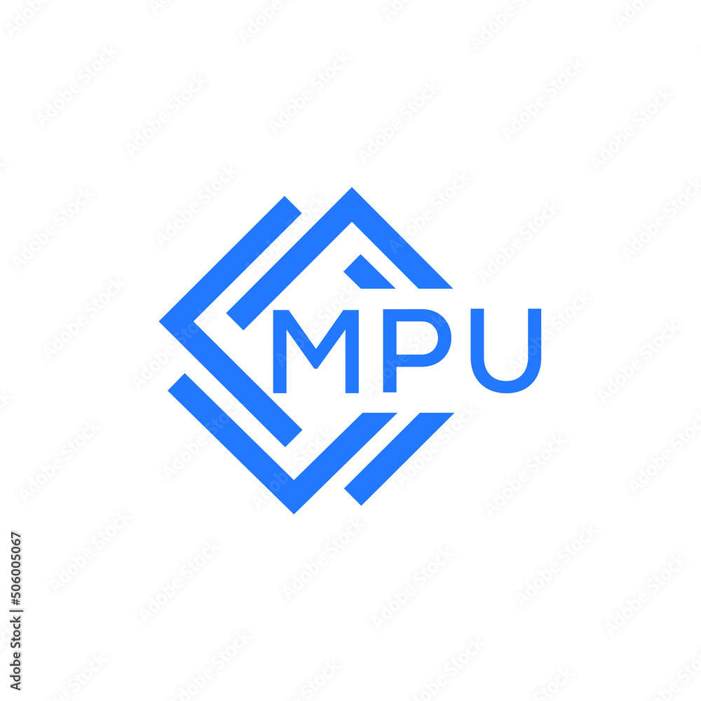 MPU technology letter logo design on white background. MPU creative initials technology letter logo concept. MPU technology letter design. MPU technology letter logo design on white background. MPU creative initials technology letter logo concept. MPU technology letter design.