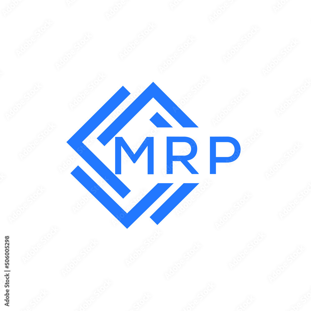 Obraz premium MRP technology letter logo design on white background. MRP creative initials technology letter logo concept. MRP technology letter design. 