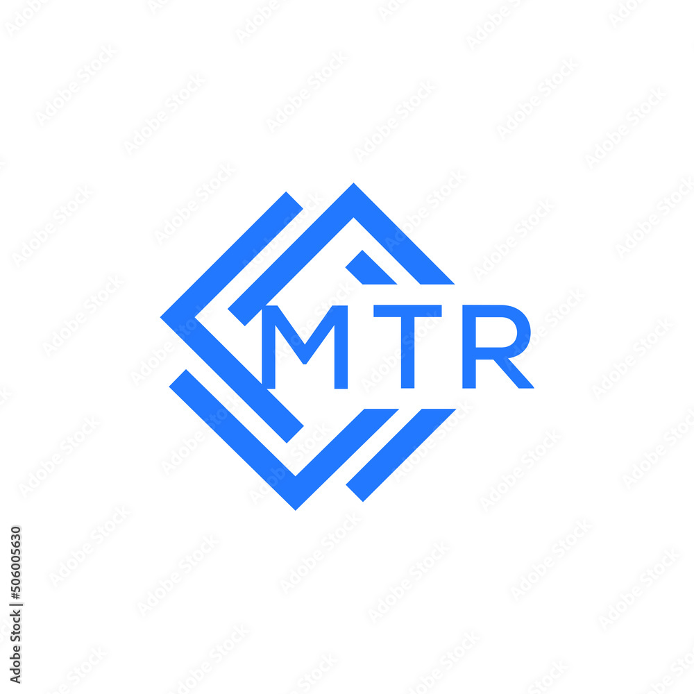 MTR technology letter logo design on white  background. MTR creative initials technology letter logo concept. MTR technology letter design.
